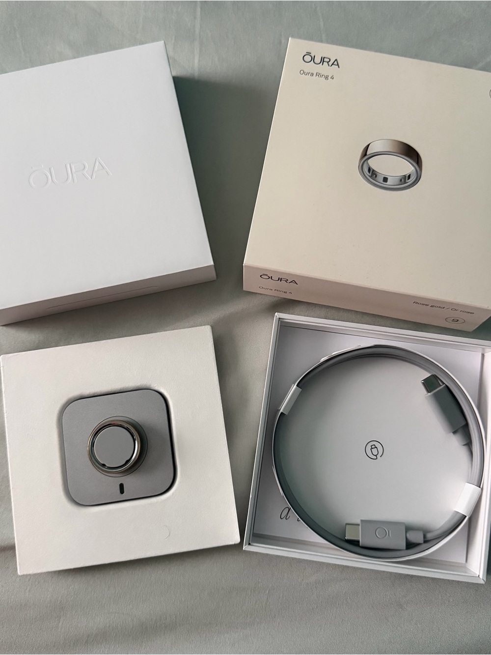 ŌURA Ring 4 - Rose Gold - Size 9
